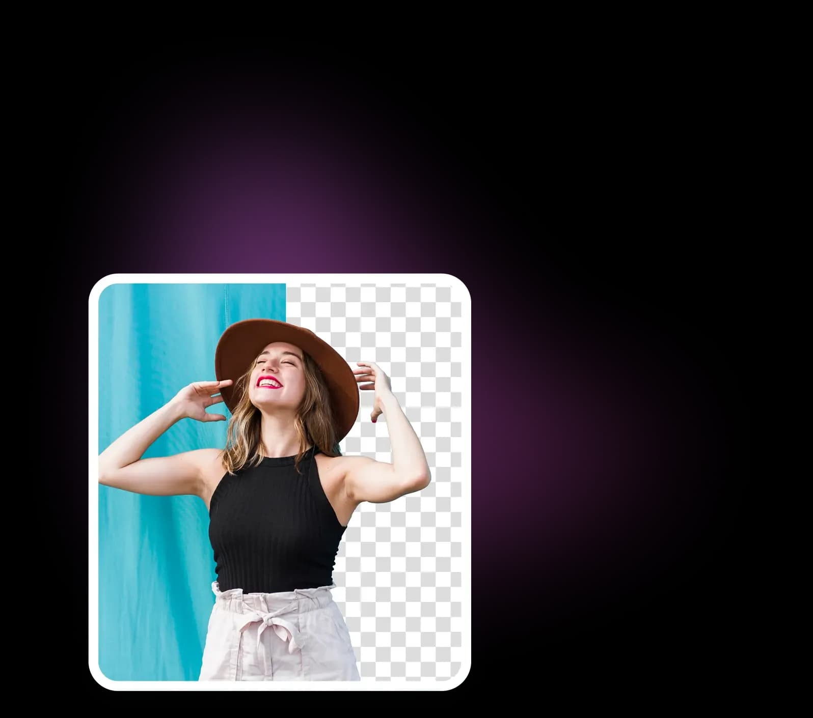 AI photo editor interface