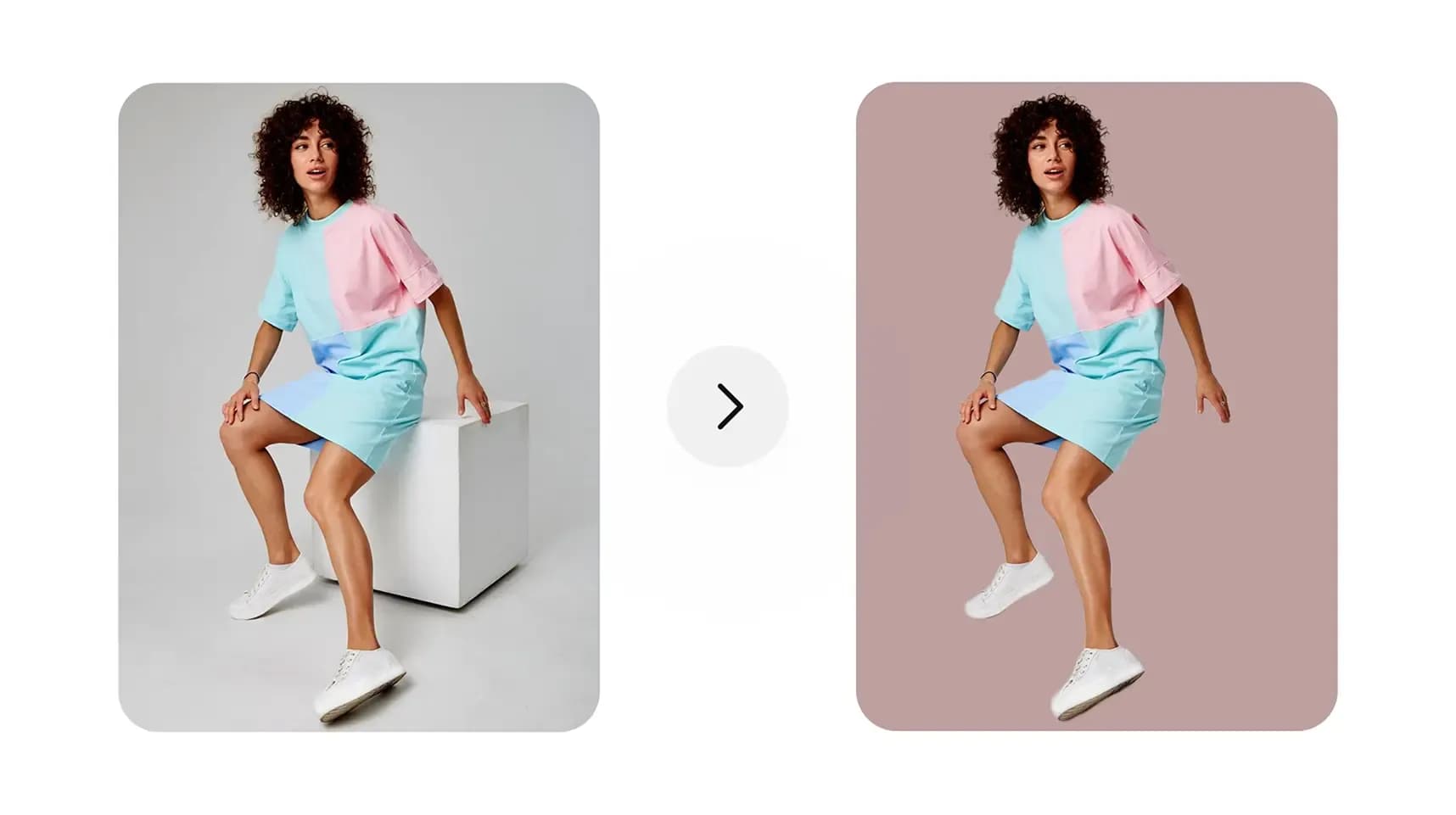 Replace image background color