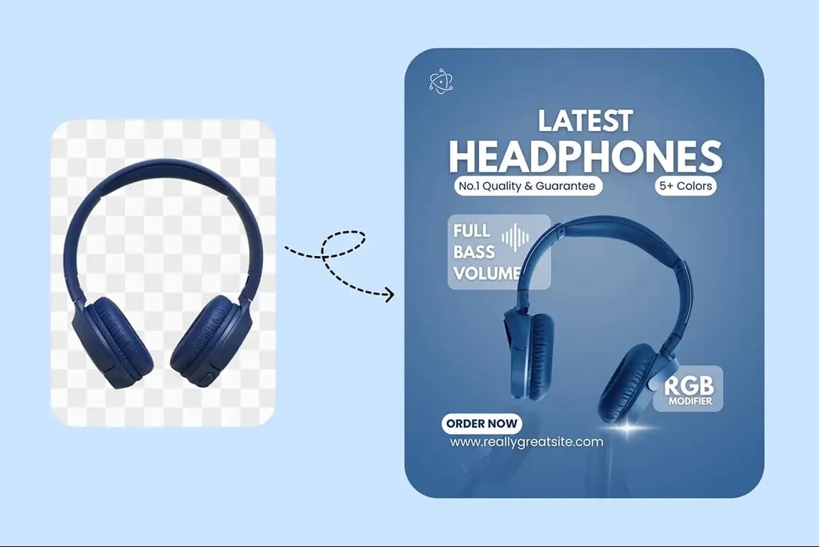 Image cutout with AI