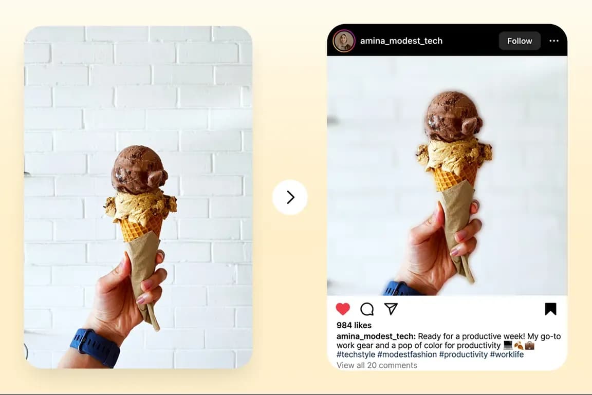 Blur background in seconds