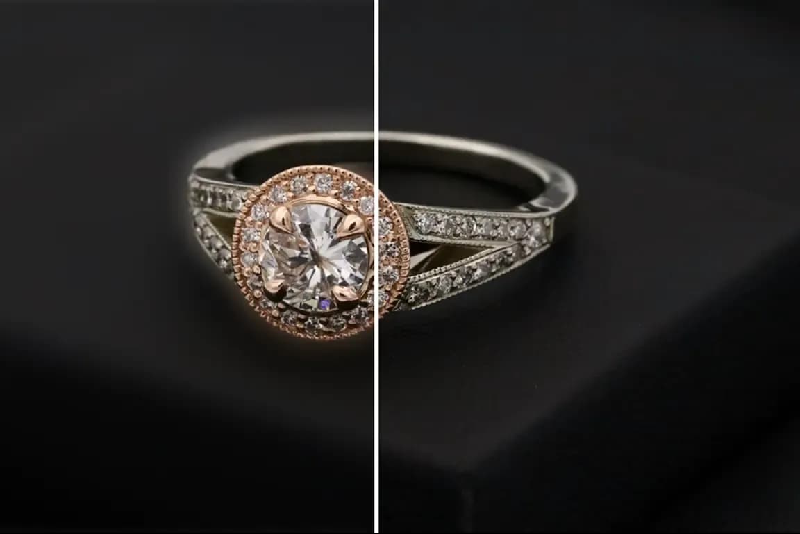 Professional photo blur effect