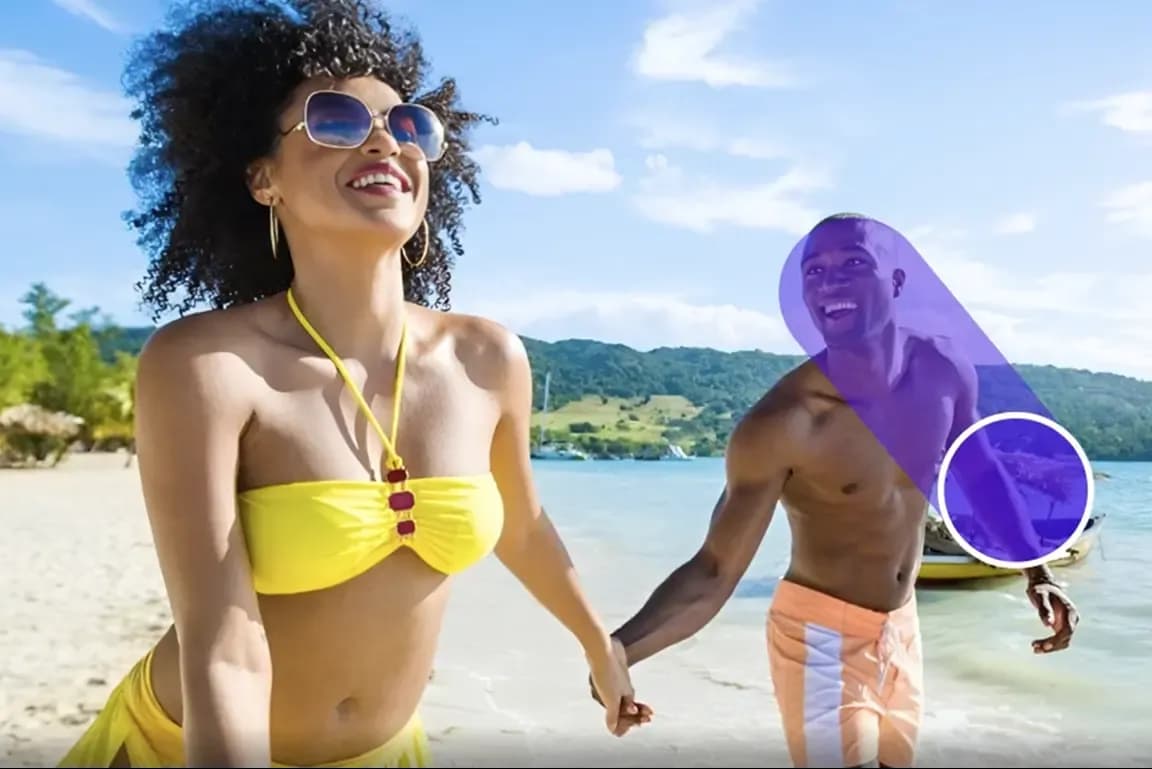 Erase background distractions